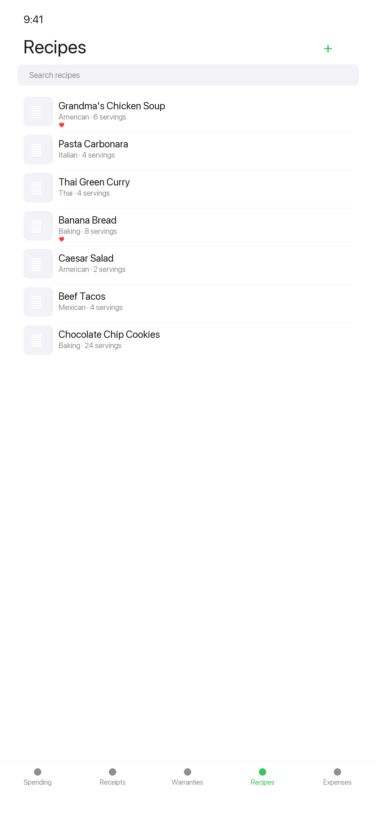 Recipes